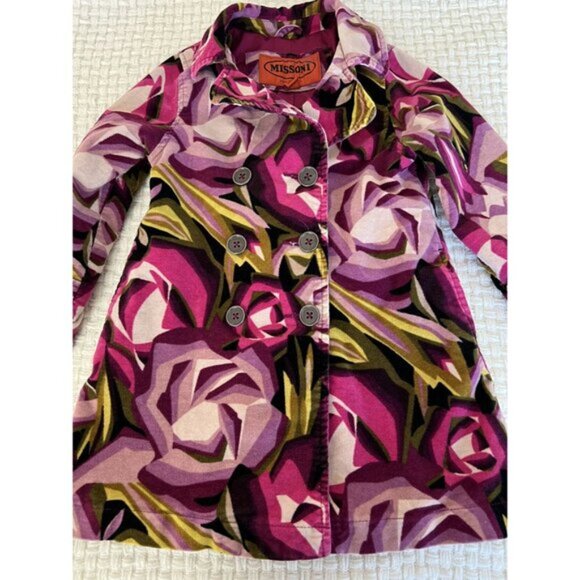 Missoni For Target Purple Floral Coat - Picture 2 of 11